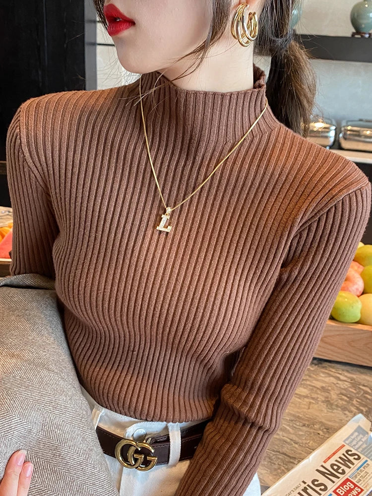 Chic Knitted Turtleneck Sweater