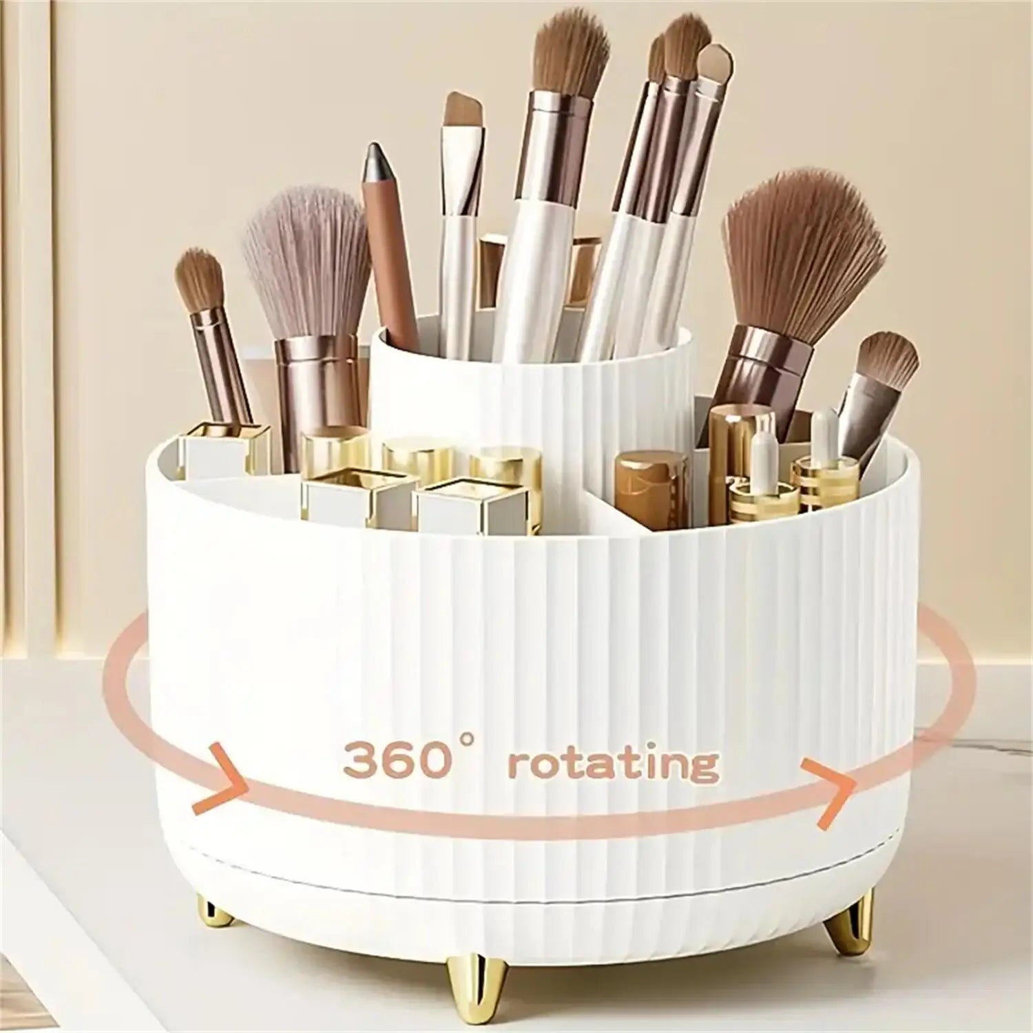 360° Swivel Makeup Organizer