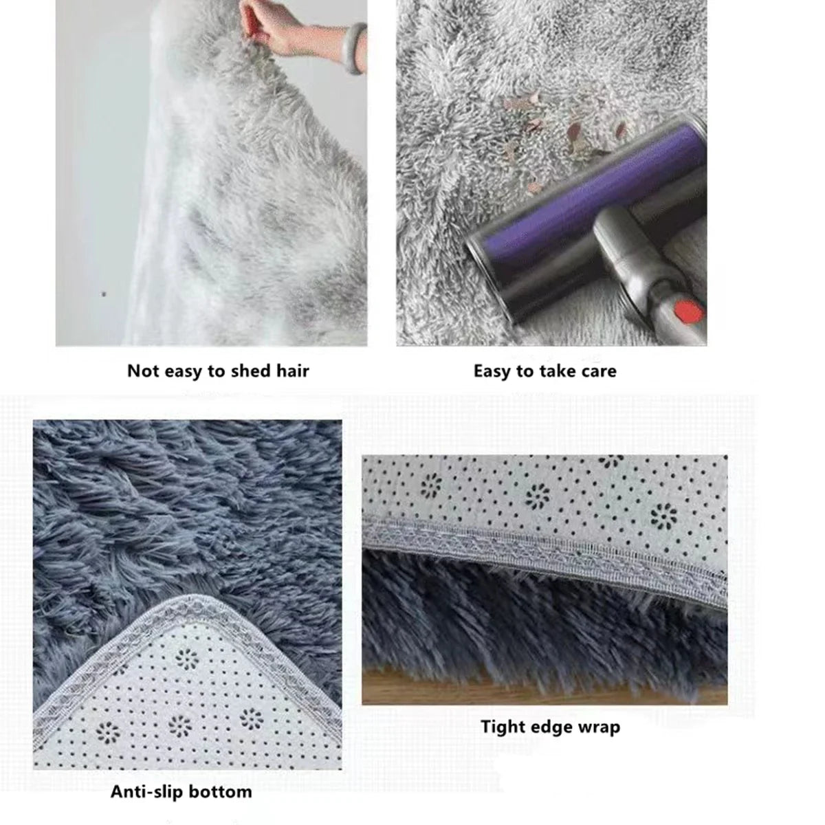 Cozy Fluffy Bedroom Rug