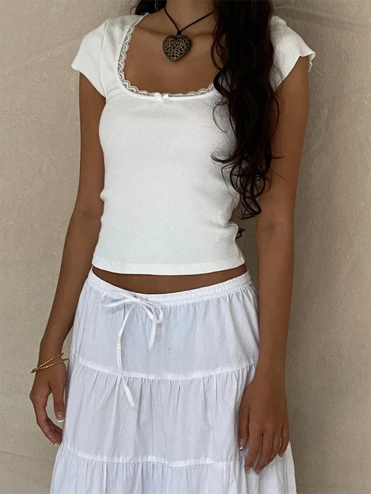 Chic Cottage Lace Crop Top