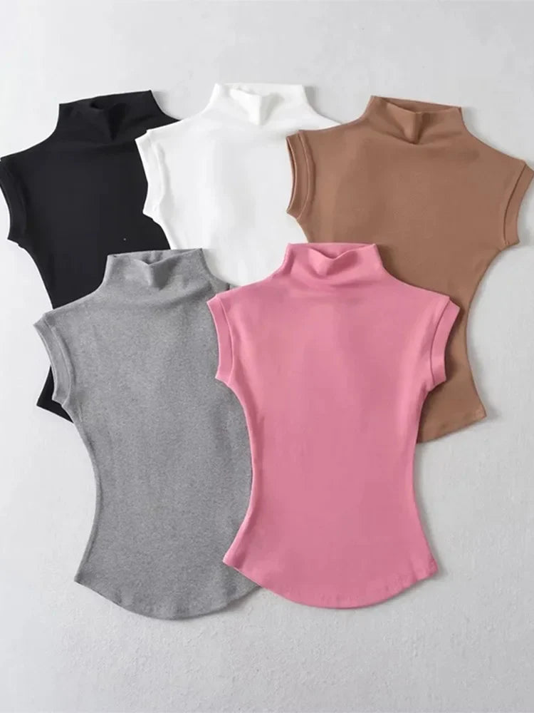 Stylish Summer Turtleneck Top