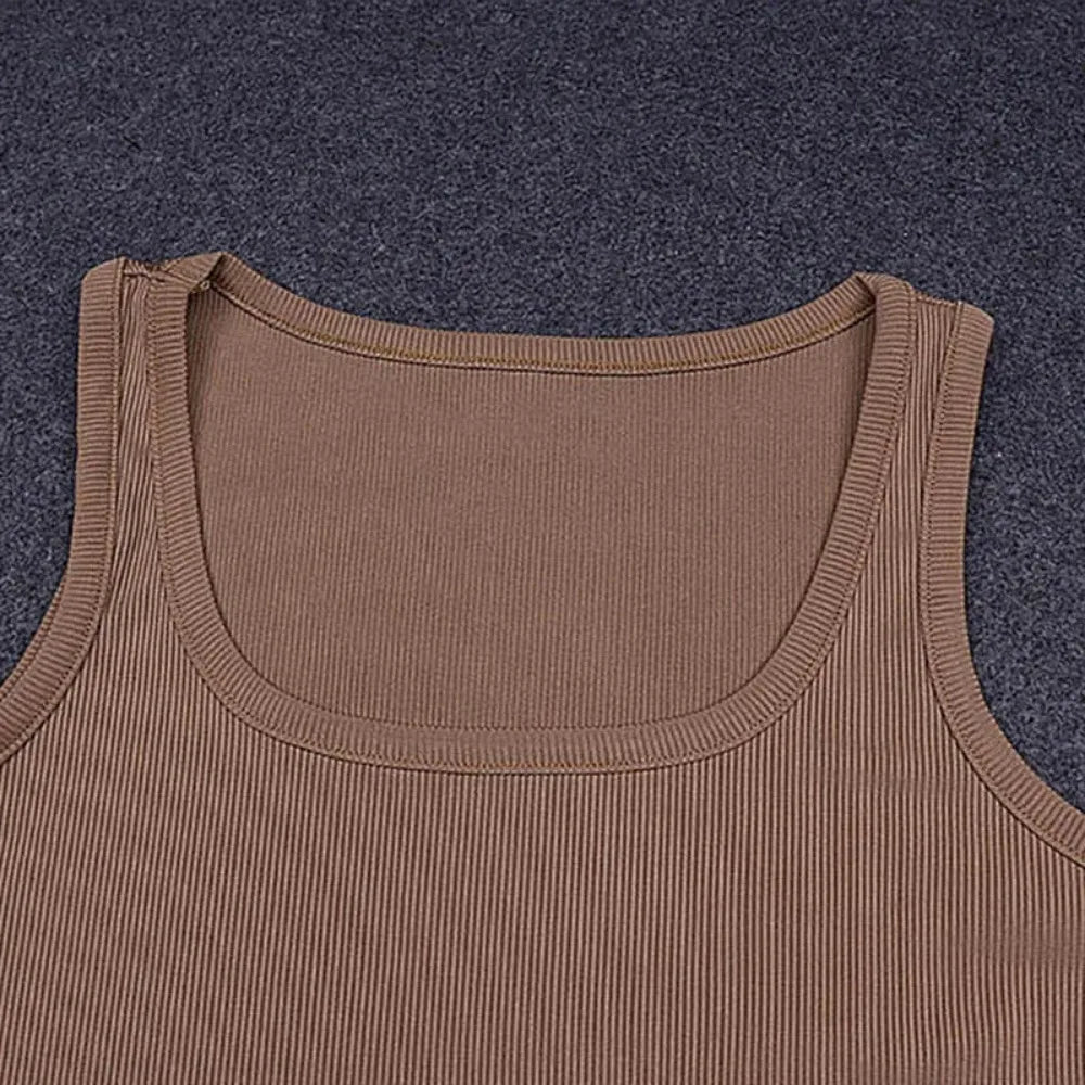Chic Sleeveless Knit Bodysuit