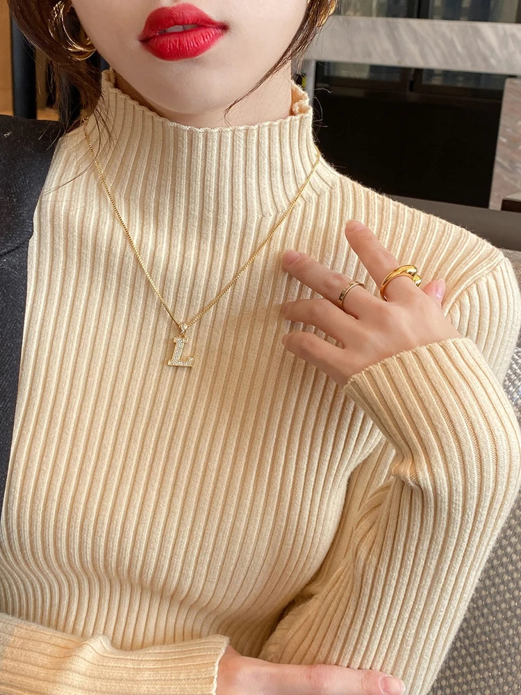 Chic Knitted Turtleneck Sweater