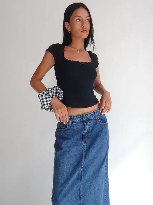 Chic Cottage Lace Crop Top