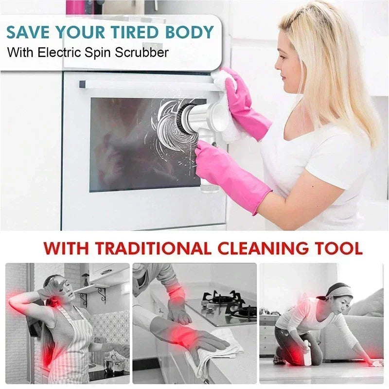 Cordless Spin Scrubber Magic