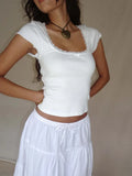 Chic Cottage Lace Crop Top
