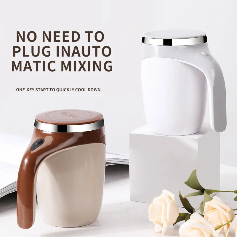 Portable Magnetic Stirring Mug