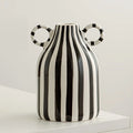 Chic Dual-Handle Ceramic Vase